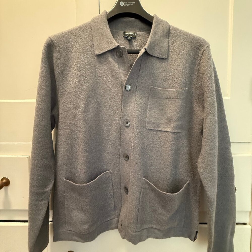 Todd Snyder Pub-Jacket Cardigan Sweater